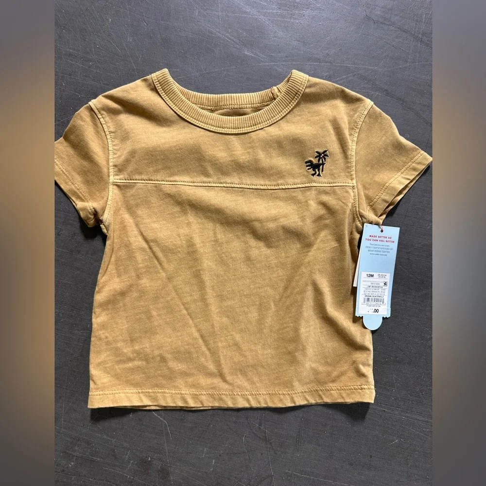 Cat & Jack Yellow and Blue Short Sleeve Tees 12 mo lot - Picture 7 of 10